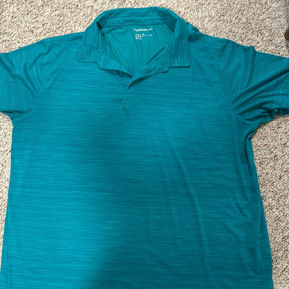 2 Men’s 3XLT Reebok golf shirts